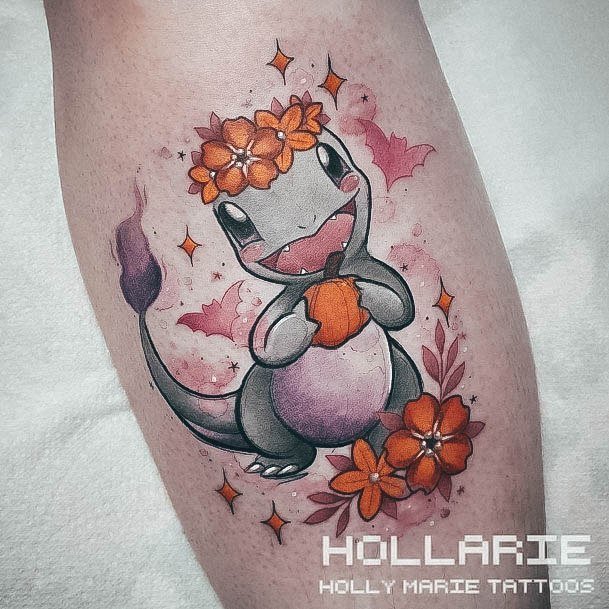 Decorative Looks For Womens Pokemon Tattoo