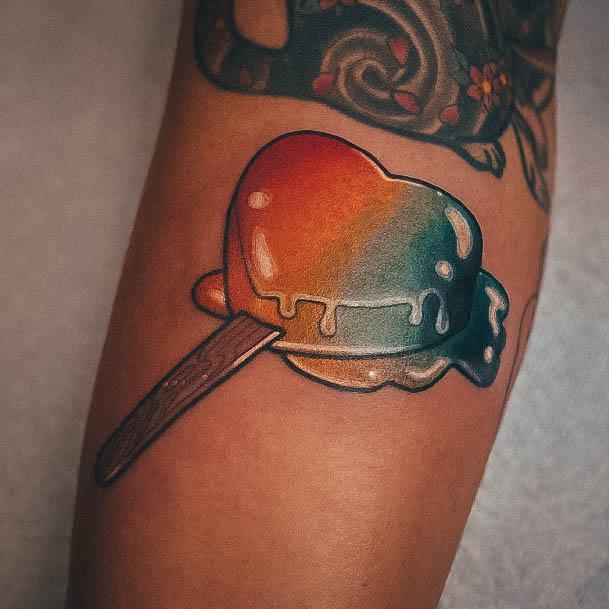 Decorative Looks For Womens Popsicle Tattoo