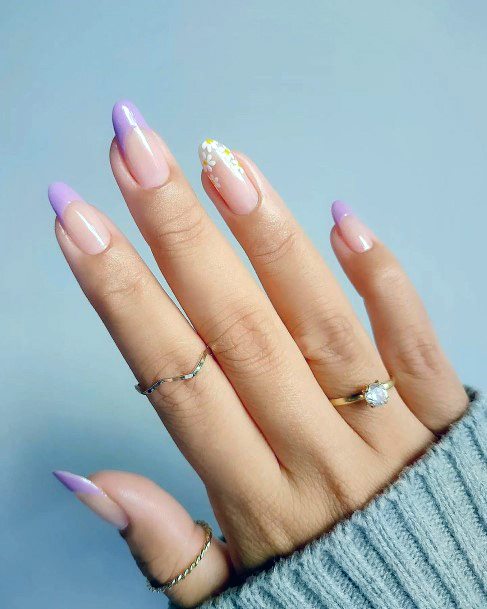 Decorative Looks For Womens Purple Dress Nail