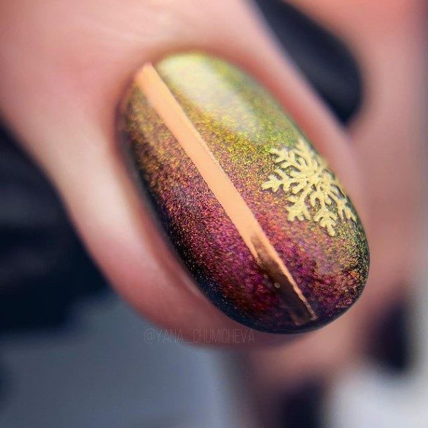 Decorative Looks For Womens Red And Yellow Nail