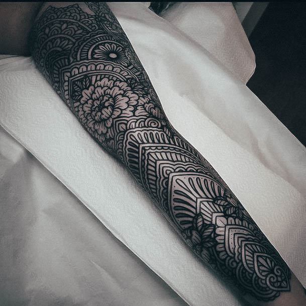 Decorative Looks For Womens Sacred Geometry Tattoo