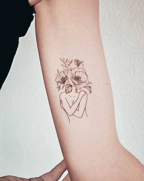 Decorative Looks For Womens Self Love Tattoo