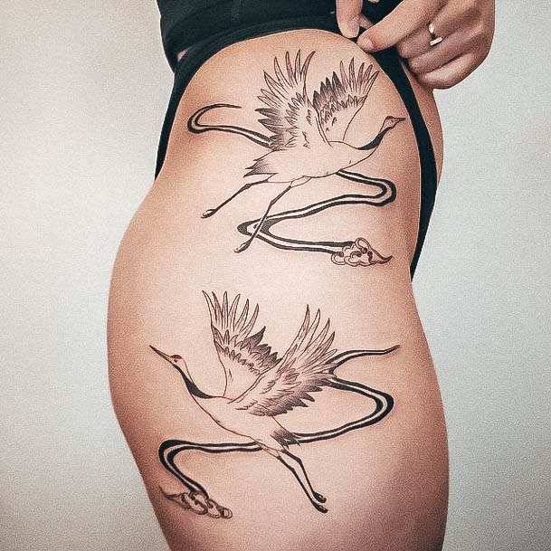 Decorative Looks For Womens Side Tattoo