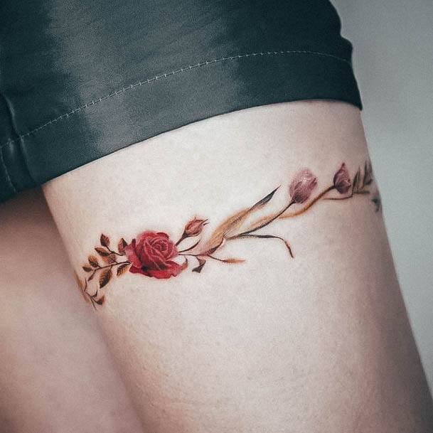 Decorative Looks For Womens Small Flower Tattoo