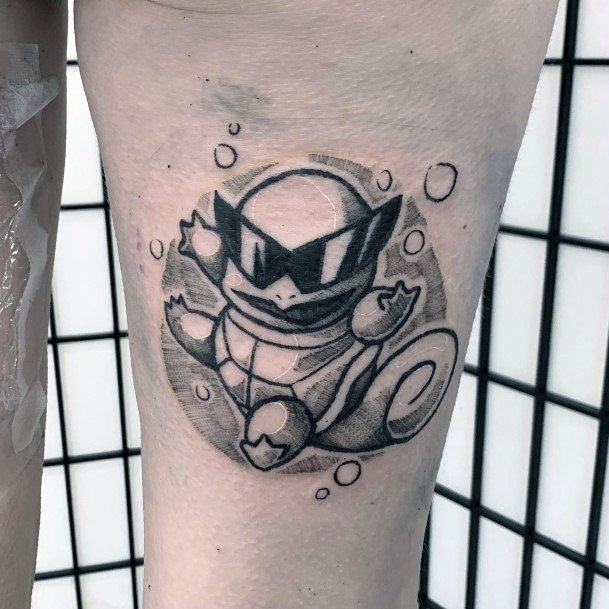 Decorative Looks For Womens Squirtle Tattoo