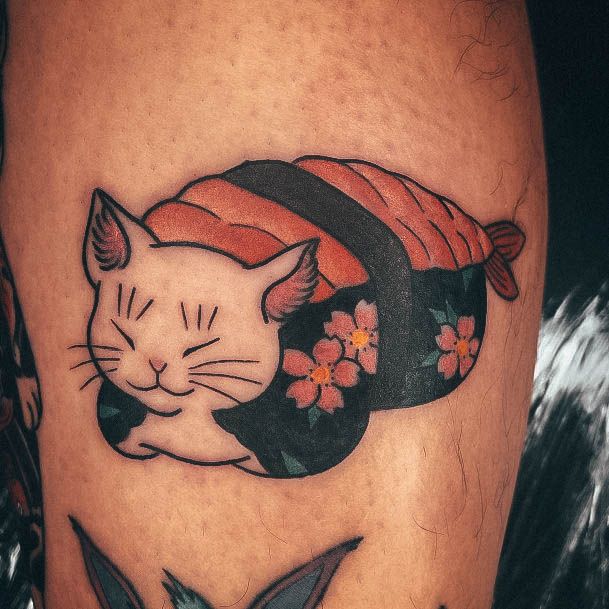 Decorative Looks For Womens Sushi Tattoo