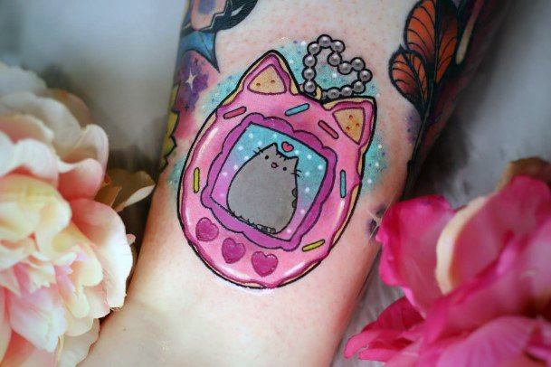 Decorative Looks For Womens Tamagotchi Tattoo