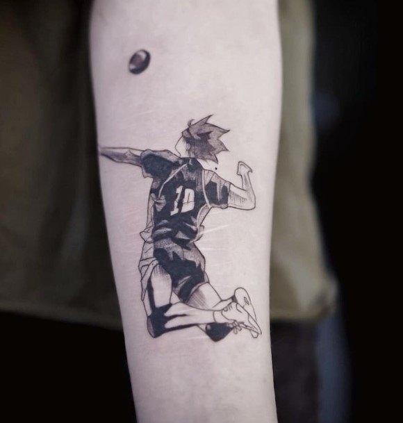 Decorative Looks For Womens Volleyball Tattoo