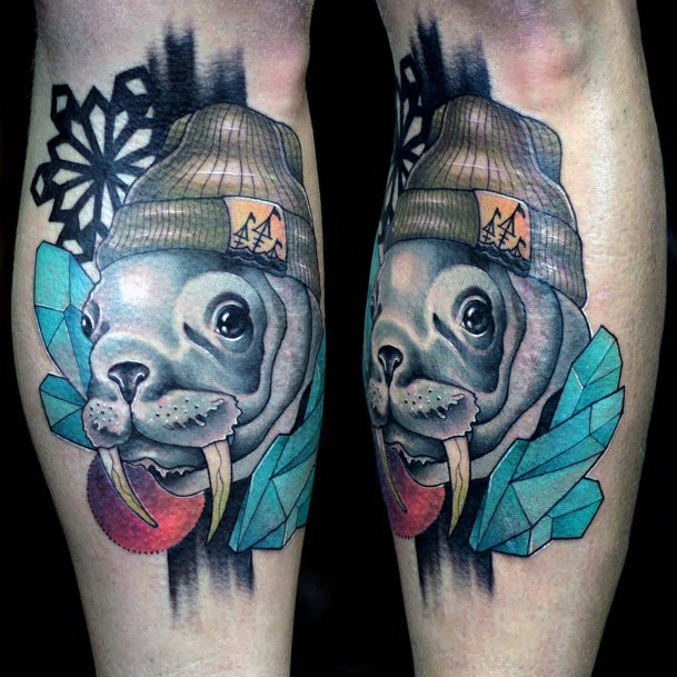 Decorative Looks For Womens Walrus Tattoo