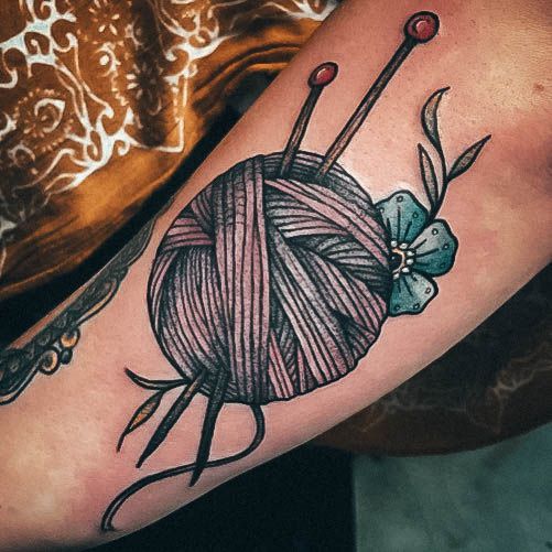 Decorative Looks For Womens Yarn Tattoo