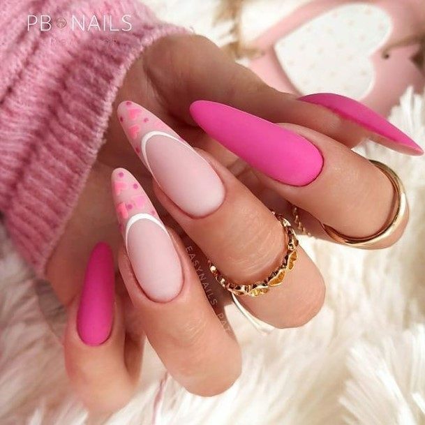 Decorative Matte Nail On Female