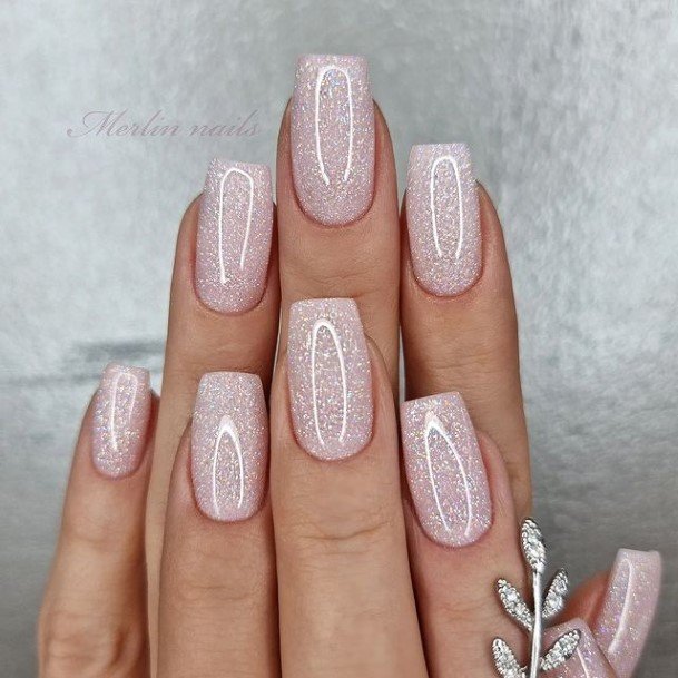 Decorative New Years Nail On Female