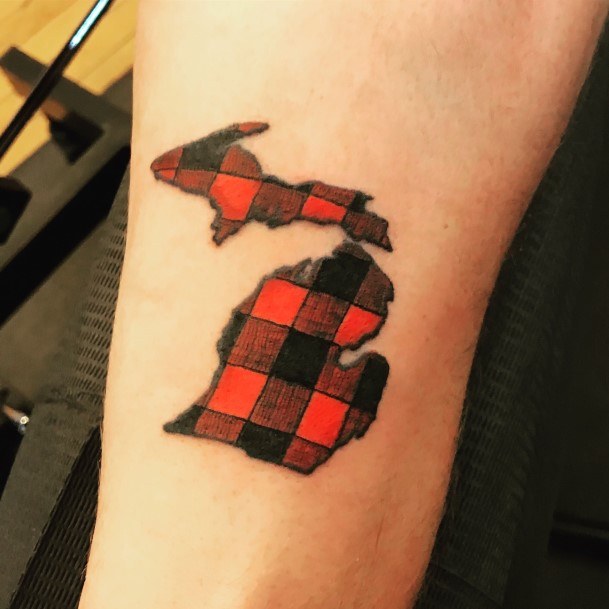 Top 50 Best Plaid Tattoos For Women Fabric Pattern Design Ideas