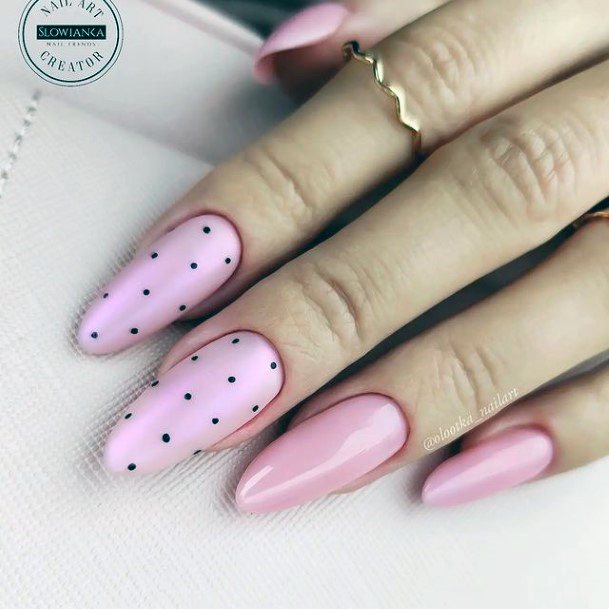 Decorative Rose Pink Nail On Female