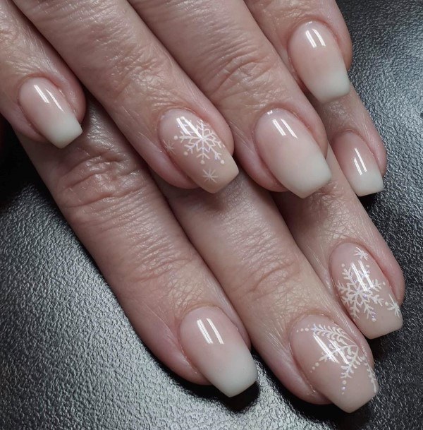 Decorative Tan Nail On Female