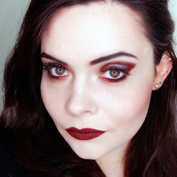 Top 50 Best Red Eyeshadow Ideas For Women - Obsession Designs