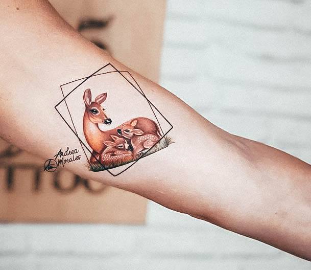 Deer Tattoo Design Inspiration For Women