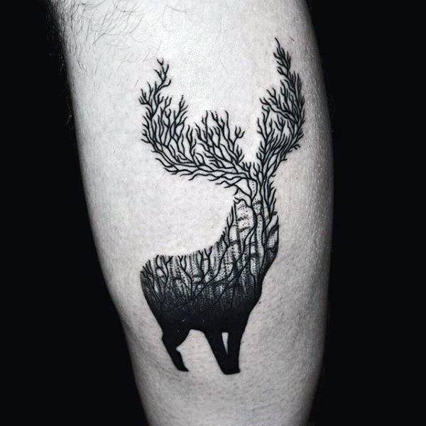 Deer Tattoo For Ladies