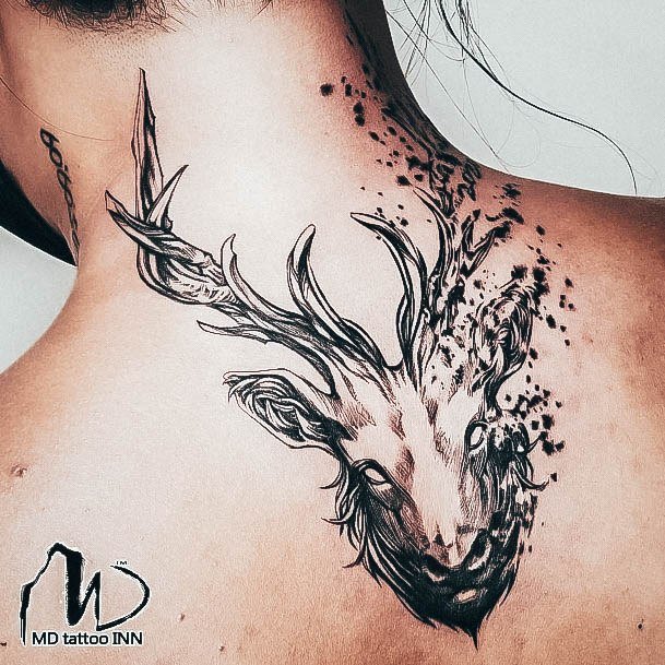 Deer Tattoo Ideas For Girls