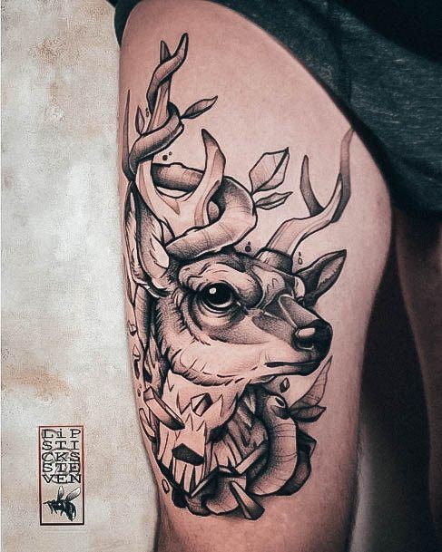 Deer Tattoos For Girls