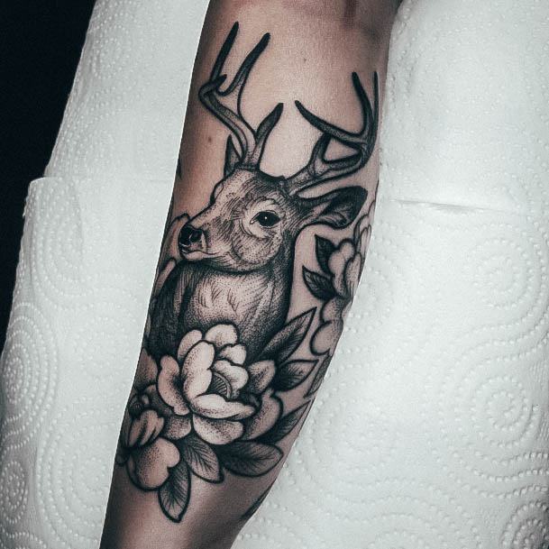 Deer Womens Tattoos