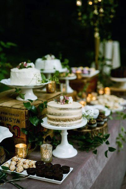 Delectable October Wedding Desert Table Inspiration Ideas