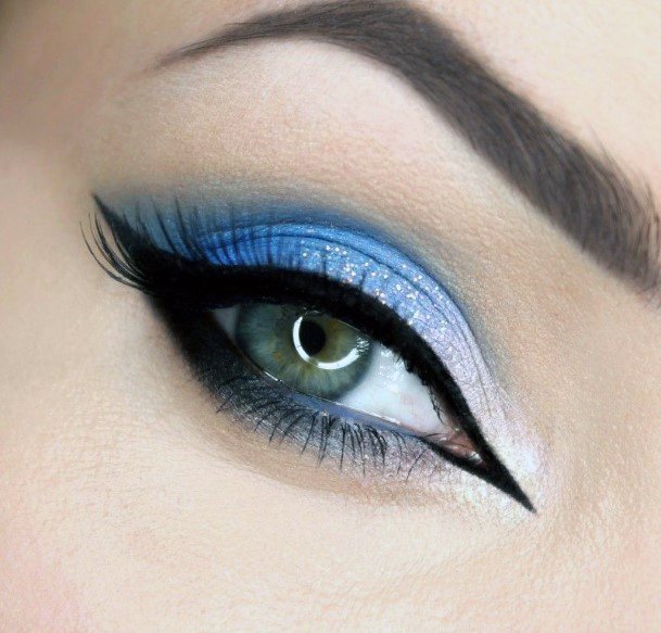 Top 50 Best Blue And Silver Eyeshadow Ideas For Women - Glamorous ...