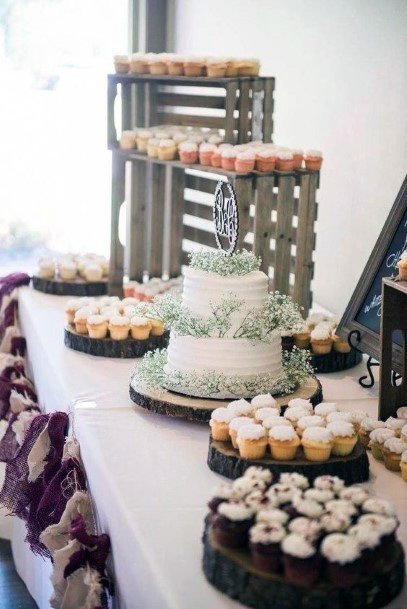 Delicious Cupcake Bar Wedding Table Ideas