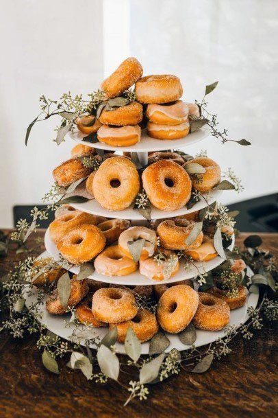 Delicious Glazed Dougnut Tray For Winter Wedding Ideas