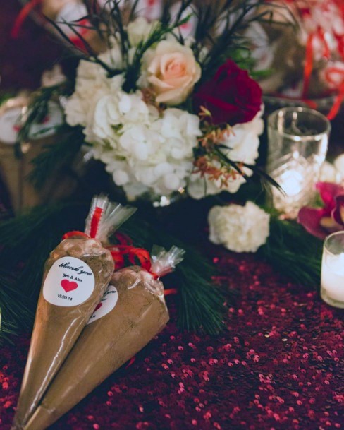 Delicious Hot Cocoa Christmas Wedding Design Ideas