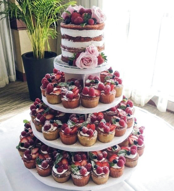 Delicious Strawberry Short Cake Cupcake Ideas For Wedding