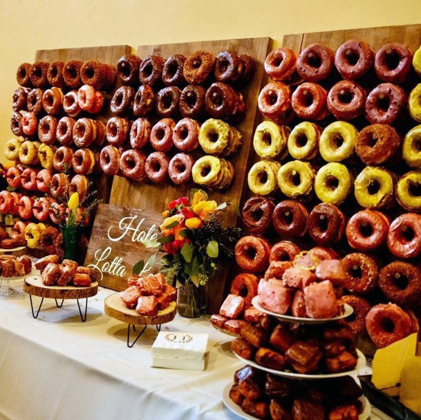 Delicious Tasty Dougnut Desert Bar Wedding Ideas