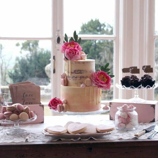 Delicious Wedding Cake Delectable Desert Table Ideas