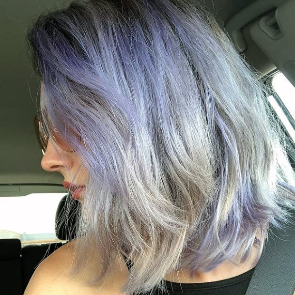 Delightful Hairstyles For Women Grey Ombre Ideas