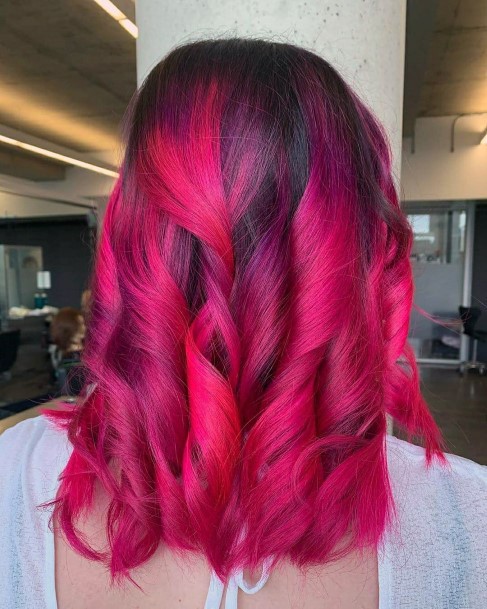 Delightful Hairstyles For Women Hot Pink Ideas