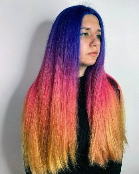 Delightful Hairstyles For Women Pink Ombre Ideas