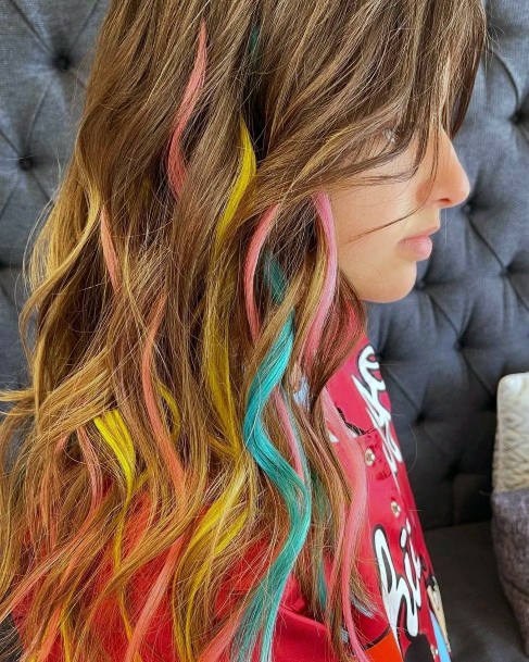 Delightful Hairstyles For Women Rainbow Ideas