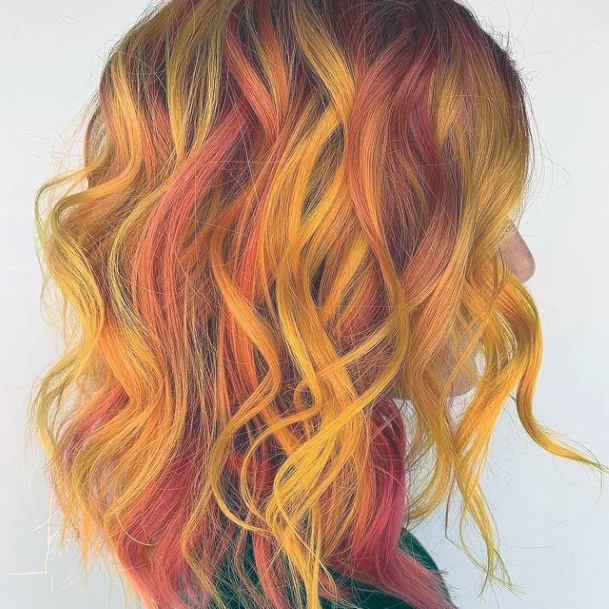 Delightful Hairstyles For Women Yellow Ombre Ideas