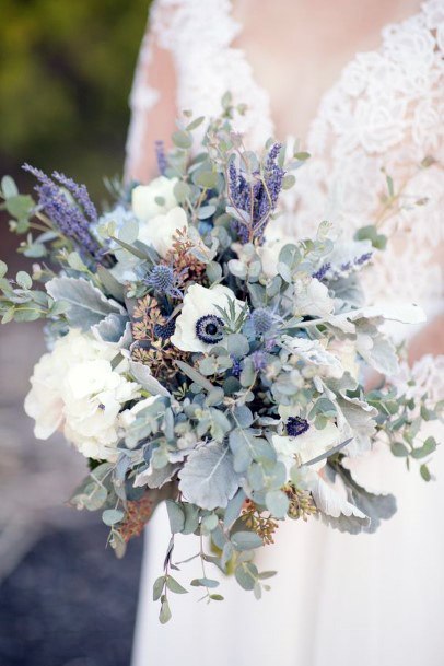 Delightful Lavender Flowers Bouquet Wedding