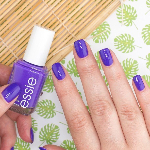 Delightful Nail For Women Bright Purple Designs