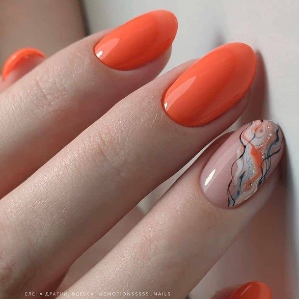 Delightful Nail For Women Coral Designs