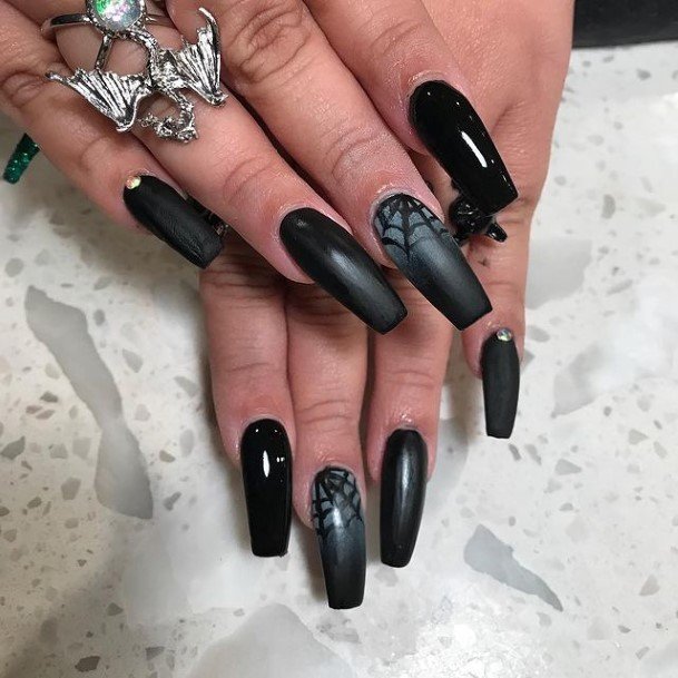 Delightful Nail For Women Dark Designs