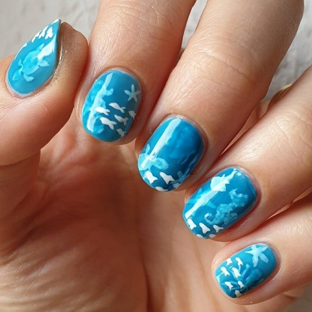 Delightful Nail For Women Fish Designs