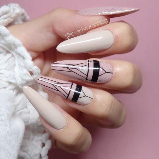 Delightful Nail For Women Geometric Designs