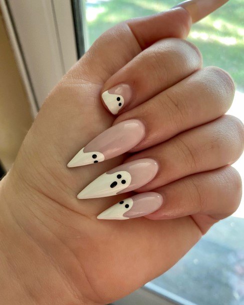 Delightful Nail For Women Ghost Designs