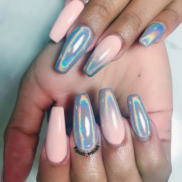 Delightful Nail For Women Holographic Designs