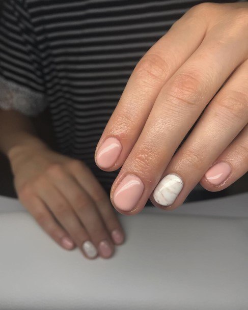 Delightful Nail For Women Nude Marble Designs
