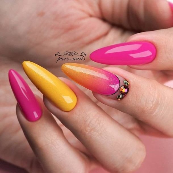 Delightful Nail For Women Party Designs