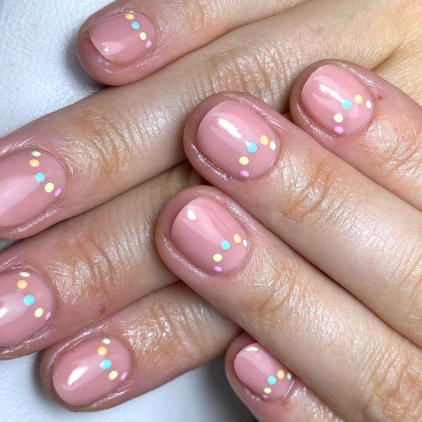 Delightful Nail For Women Polka Dot Designs