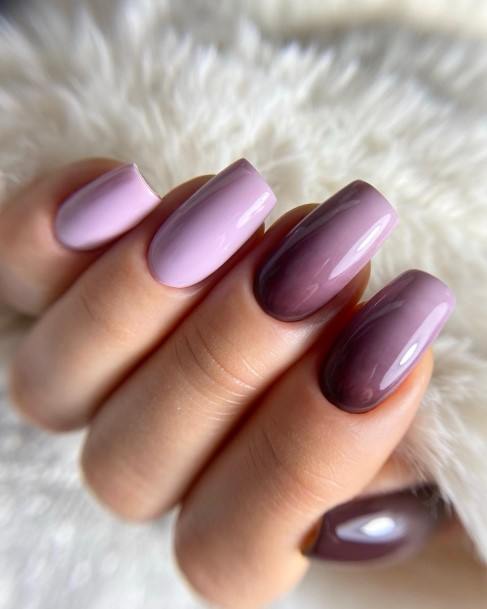 Delightful Nail For Women Purple Ombre Designs